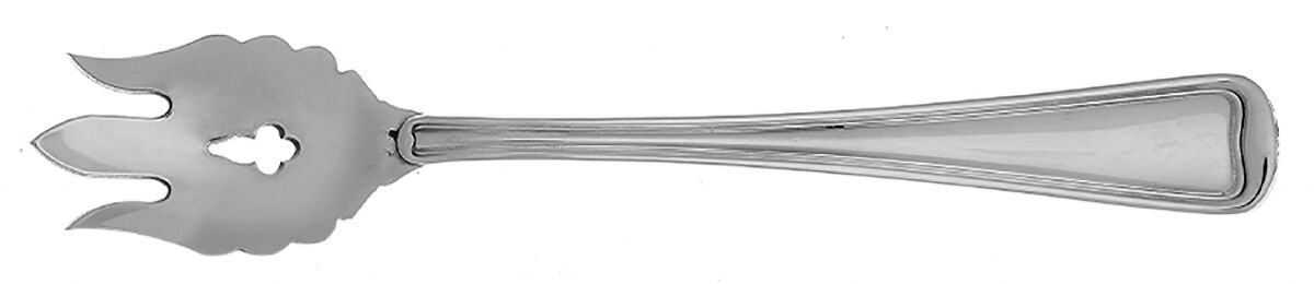 Monet (Stainless) Vegetable Serving Fork Solid  HC by Gorham Silver-1