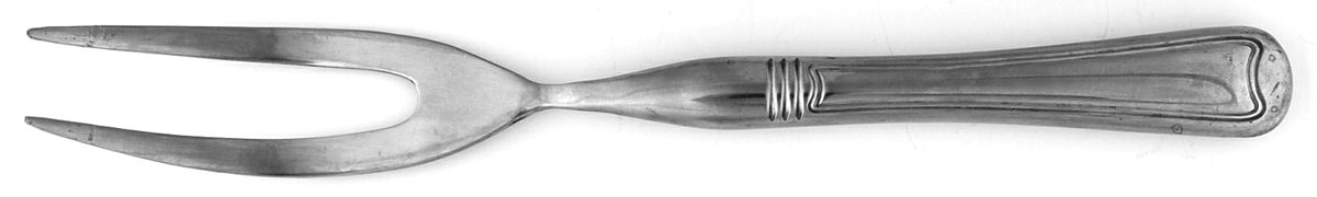 Monet (Stainless) Large Solid Roast Carving Fork by Gorham Silver-1