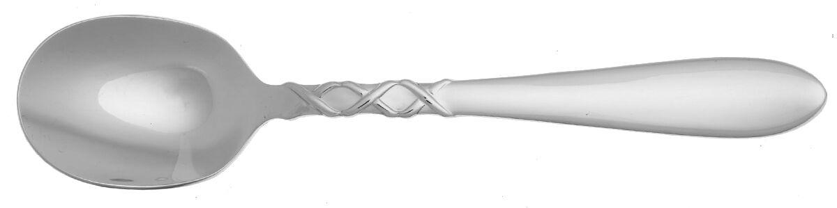 Ballet Ribbon (Stainless) Round Bowl Soup Spoon (Cream Soup) HC by Gorham Silver-1