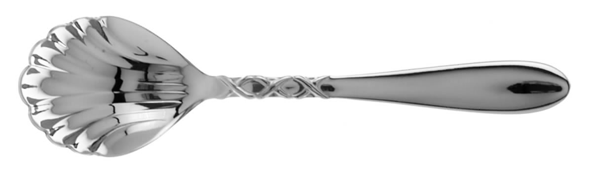 Ballet Ribbon (Stainless) Sugar Shell Spoon by Gorham Silver-1