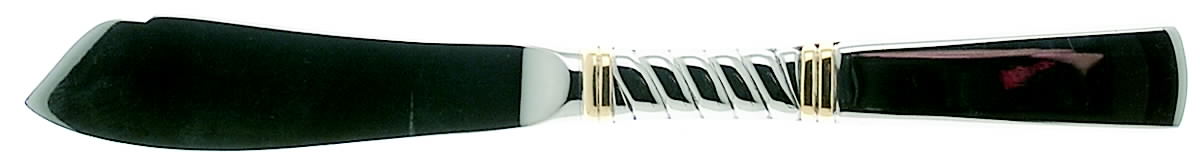 Esprit Gold Hollow Handle Master Butter Knife by Gorham Silver-1