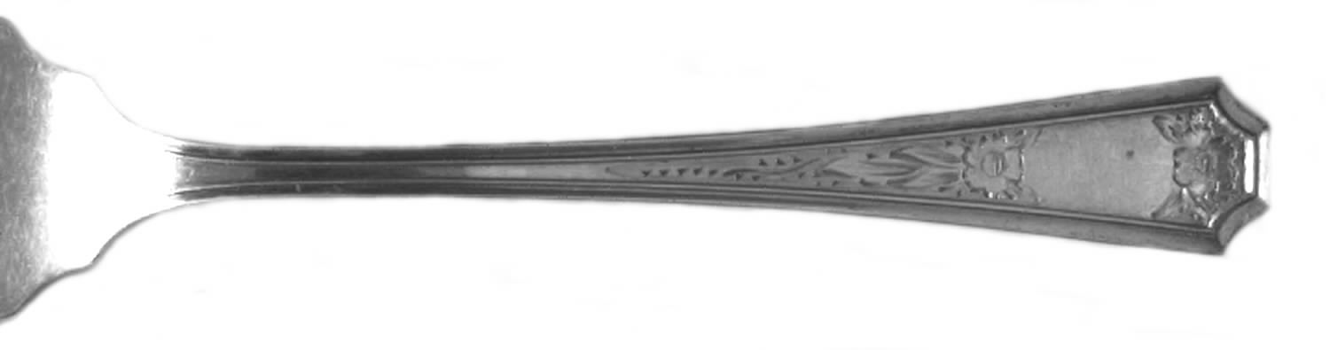 Fairfax-Engraved W (Sterling) Individual Salad Fork by Gorham Silver-1