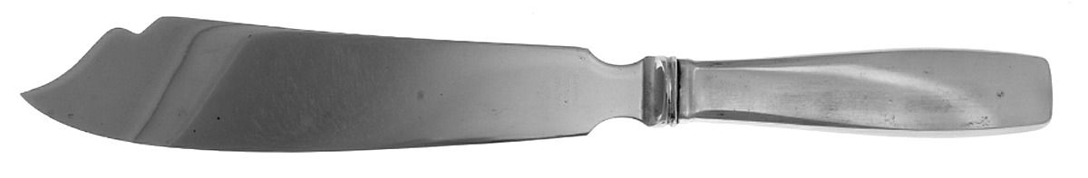 Plata (Stainless) Large Cake Server Knife with Stainless Blade by Georg Jensen (Denmark)-1