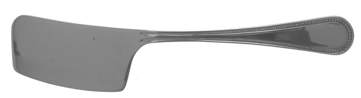 Beaded (Stainless, Glossy, 18-0 Or 27) Cheese Cleaver with Stainless Blade by Gibson-1