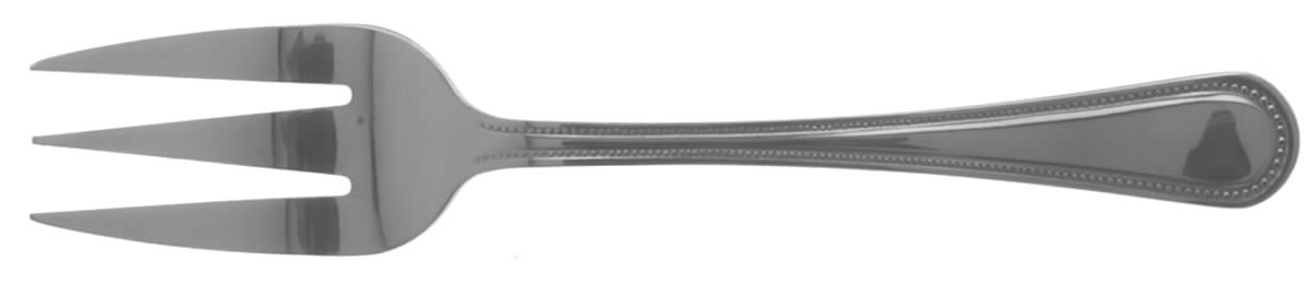 Beaded (Stainless, Glossy, 18-0 Or 27) Medium Solid Cold Meat Serving Fork by Gibson-1