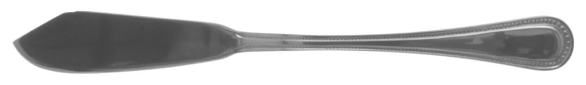 Beaded (Stainless, Glossy, 18-0 Or 27) Flat Handle Master Butter Knife by Gibson-1