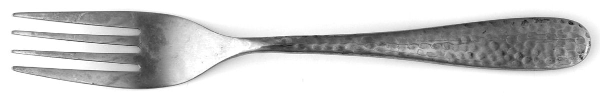 Hammered Individual Salad Fork by Gibson-1