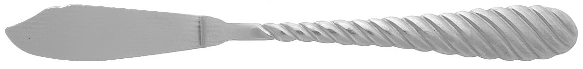 Swirl (Stainless) Flat Handle Master Butter Knife by Gibson-1
