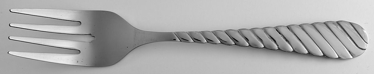 Swirl (Stainless) Individual Salad Fork by Gibson-1