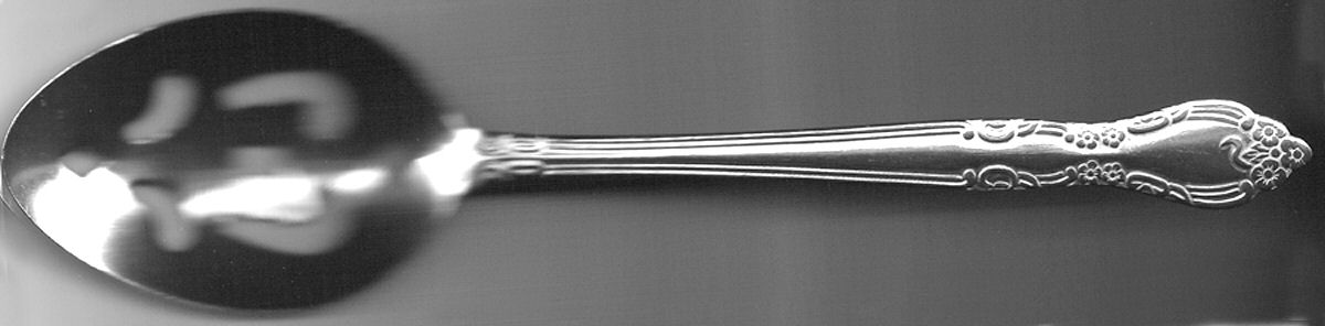 Clarissa Pierced Tablespoon (Serving Spoon) by Gibson-1