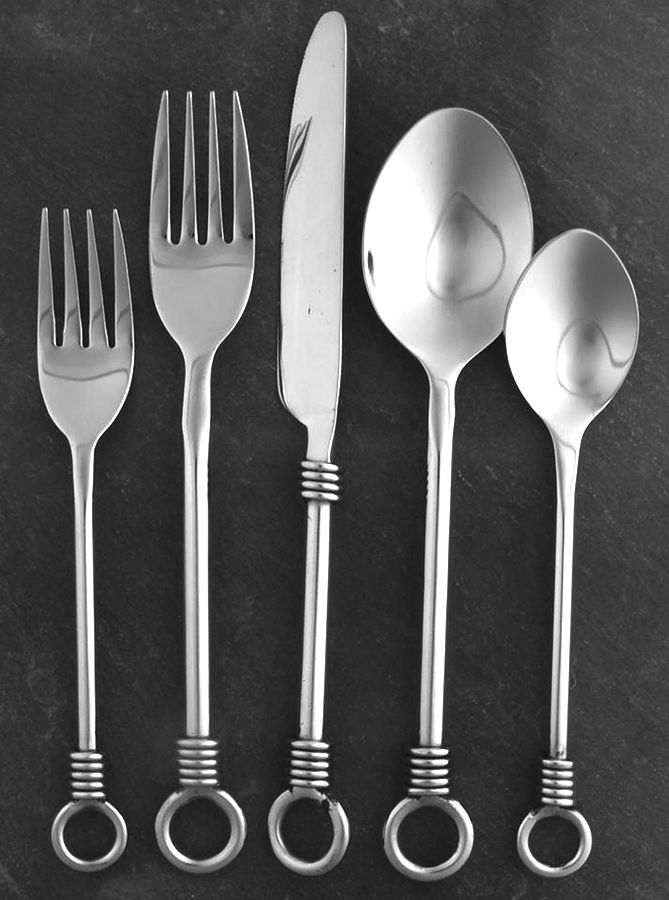 Cuomo (Stainless) 5 Piece Place Setting by Gibson-1