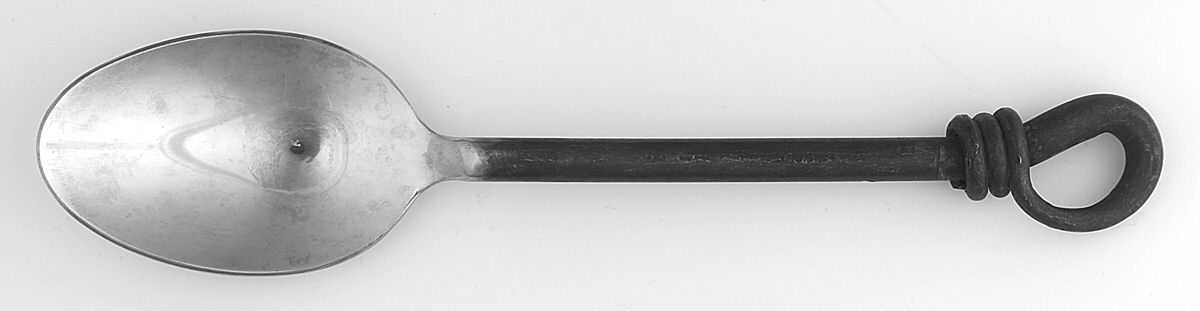 Rope Oxidized Place/Oval Soup Spoon by Gibson-1