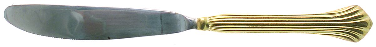 Dextor (Gold Electroplate) Modern Solid Knife by Gibson-1