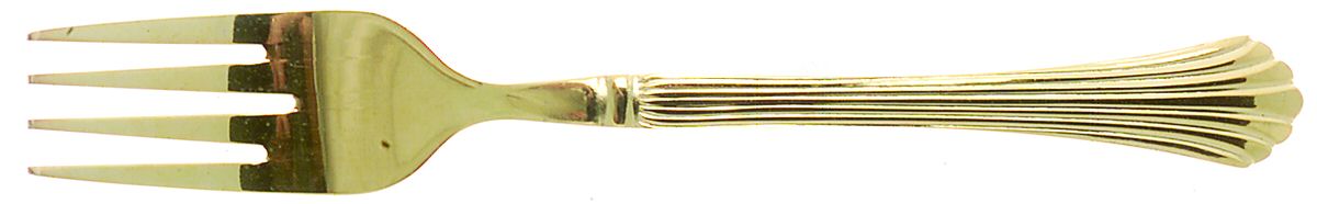 Dextor (Gold Electroplate) Individual Salad Fork by Gibson-1