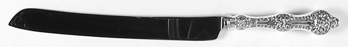 Orange Blossom-New (Sterling, 1995) Wedding Cake Knife with Stainless Blade by Gorham Silver-1