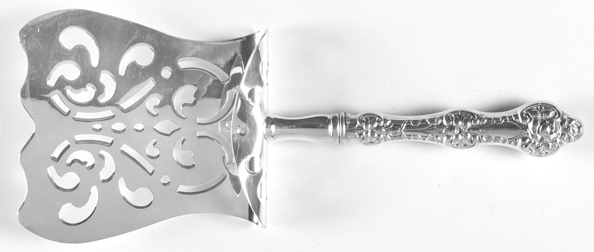 Orange Blossom-New (Sterling, 1995) Hollow Asparagus Server with Silverplate Hood by Gorham Silver-1