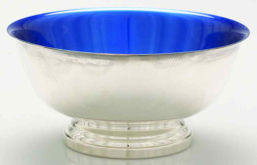 Newport Silverplate Hollowware Glazed Plated Paul Revere Bowl by Gorham Silver-1