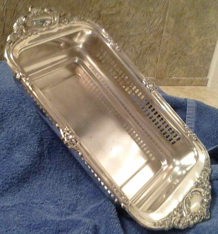 Newport Silverplate Hollowware Bake & Serve Buffet Dish with No Liner by Gorham Silver-1