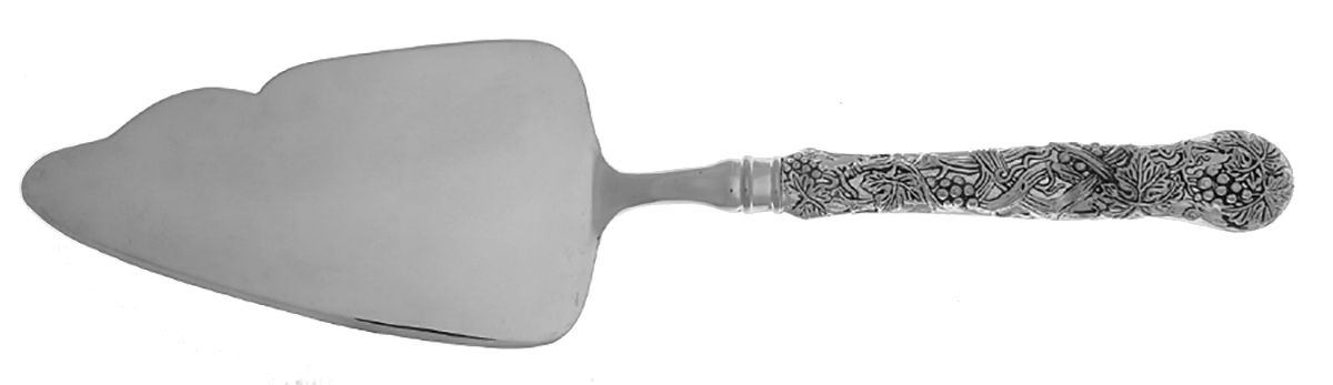 Vineyard (Silverplate) Pie and Cake Server, Solid Piece by Godinger-1