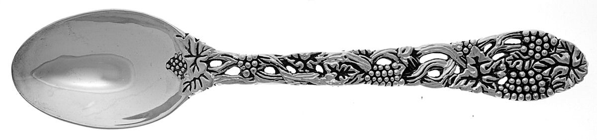 Vineyard (Silverplate) Place/Oval Soup Spoon by Godinger-1