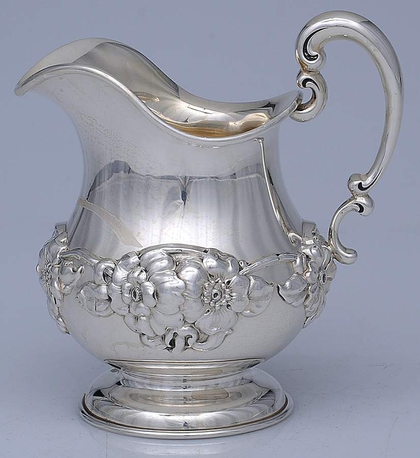 A3782 (Sterling, Hollowware) Creamer by Gorham Silver-4