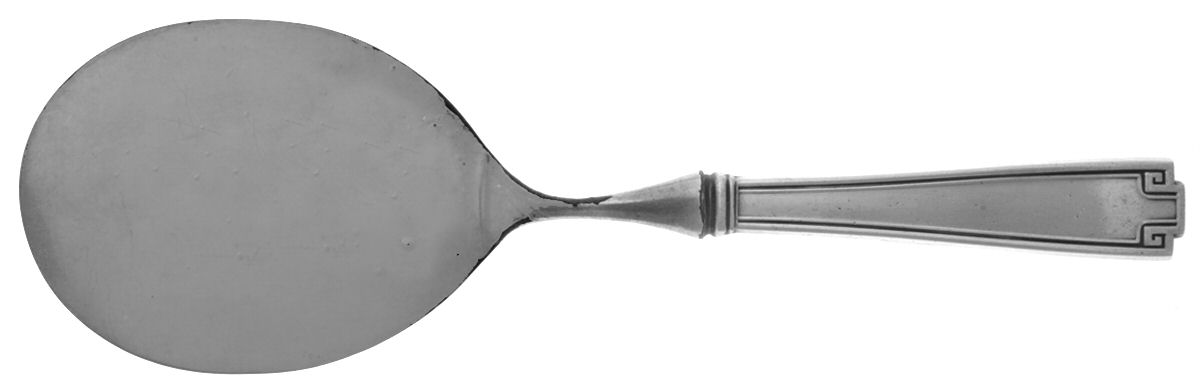 Etruscan (Sterling, 1913, Monograms) Egg Server W/Silverplate Blade by Gorham Silver-1