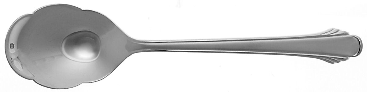 Calais Frosted (Stainless) Sugar Spoon by Gorham Silver-1