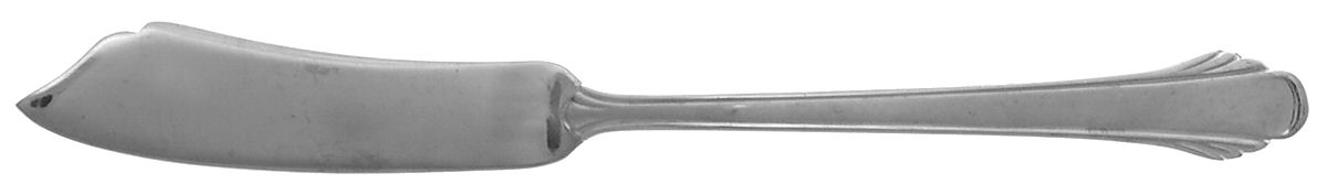 Calais Frosted (Stainless) Flat Handle Master Butter Knife by Gorham Silver-1