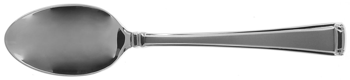 Column Frosted (Stainless) Place/Oval Soup Spoon by Gorham Silver-1