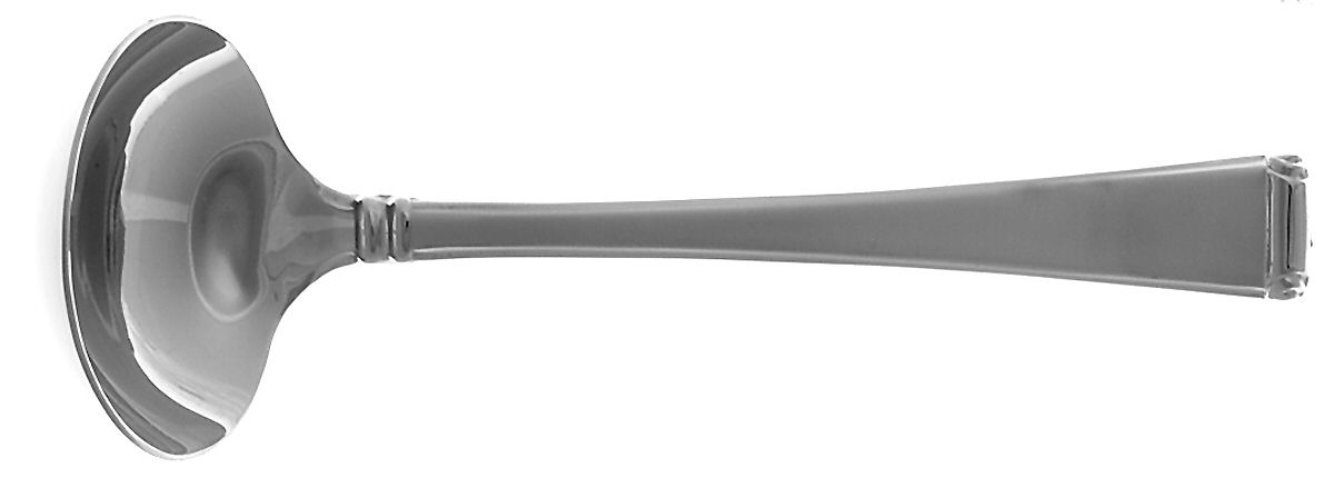Column Frosted (Stainless) Solid Gravy Ladle by Gorham Silver-1