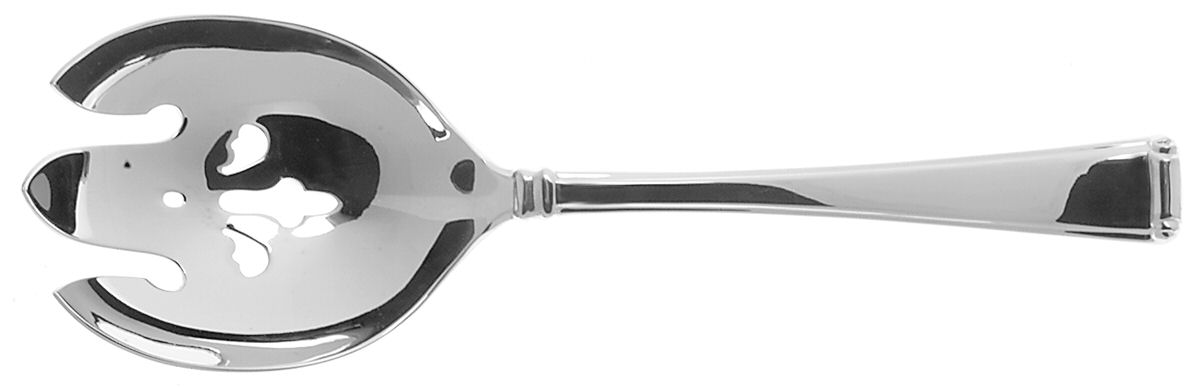Column Frosted (Stainless) Solid Salad Serving Fork by Gorham Silver-1