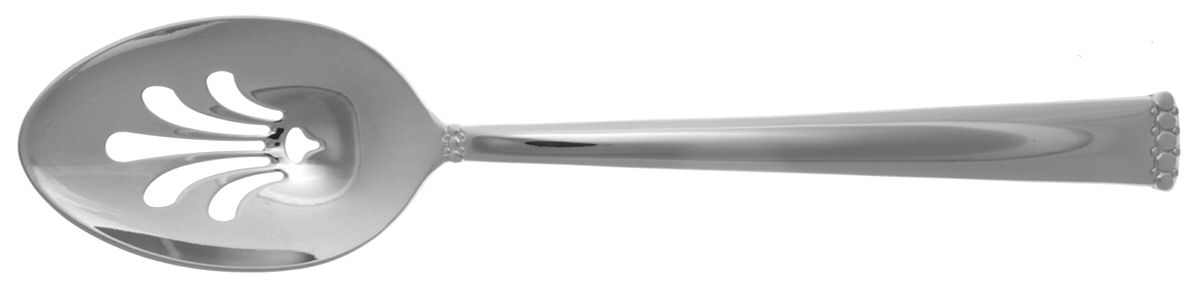 Emily (Stainless) Pierced Tablespoon (Serving Spoon) by Gorham Silver-1