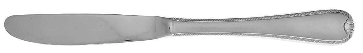 Ribbon Edge Frosted (Stainless) Modern Hollow Butter Spreader (Stainless) by Gorham Silver-1