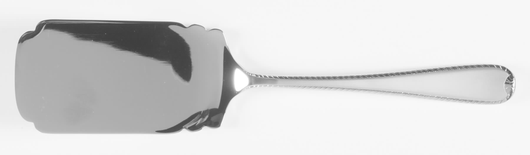 Ribbon Edge Frosted (Stainless) Lasagna Server with Stainless Blade by Gorham Silver-1