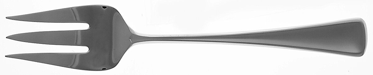 Stephanie Frosted Medium Solid Cold Meat Serving Fork by Gorham Silver-1