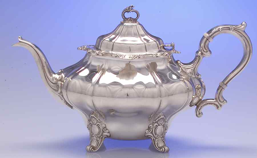 Strasbourg (Sterling, Hollowware, Newer) Teapot by Gorham Silver-1