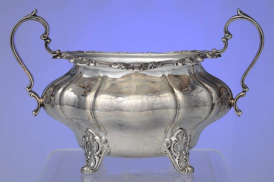 Strasbourg (Sterling, Hollowware, Newer) Sugar Bowl No Lid by Gorham Silver-1