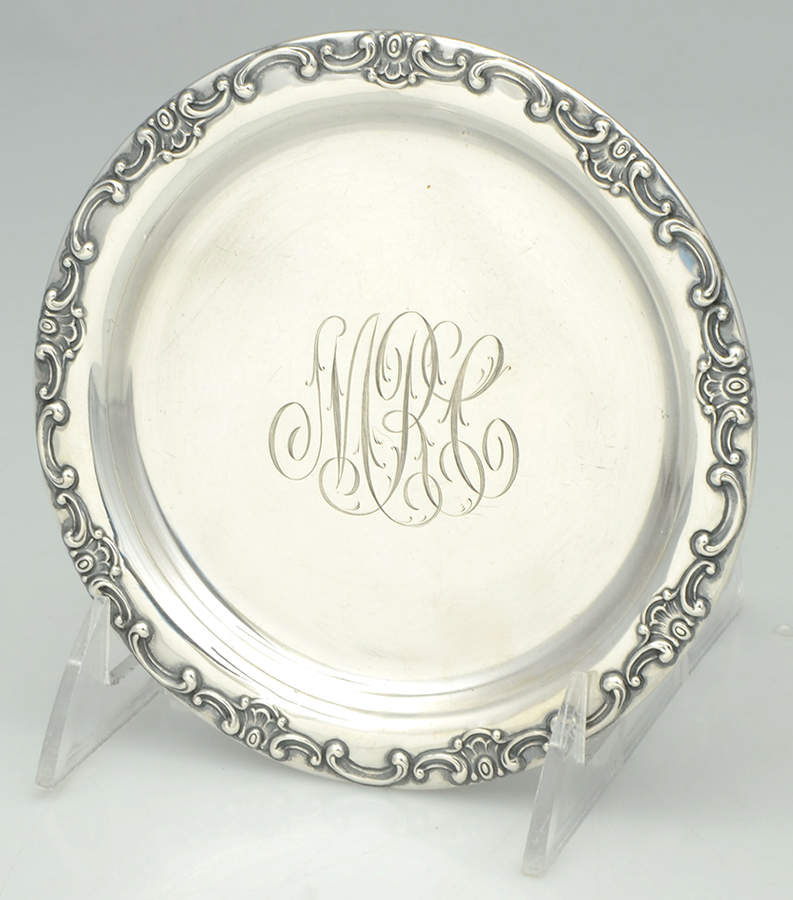 Strasbourg (Sterling, Hollowware, Older) 5" plate by Gorham Silver-1