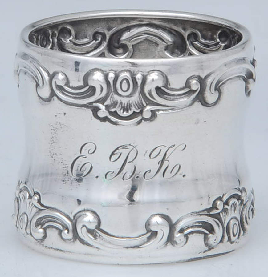 Strasbourg (Sterling, Hollowware, Older) Round Napkin Ring by Gorham Silver-1
