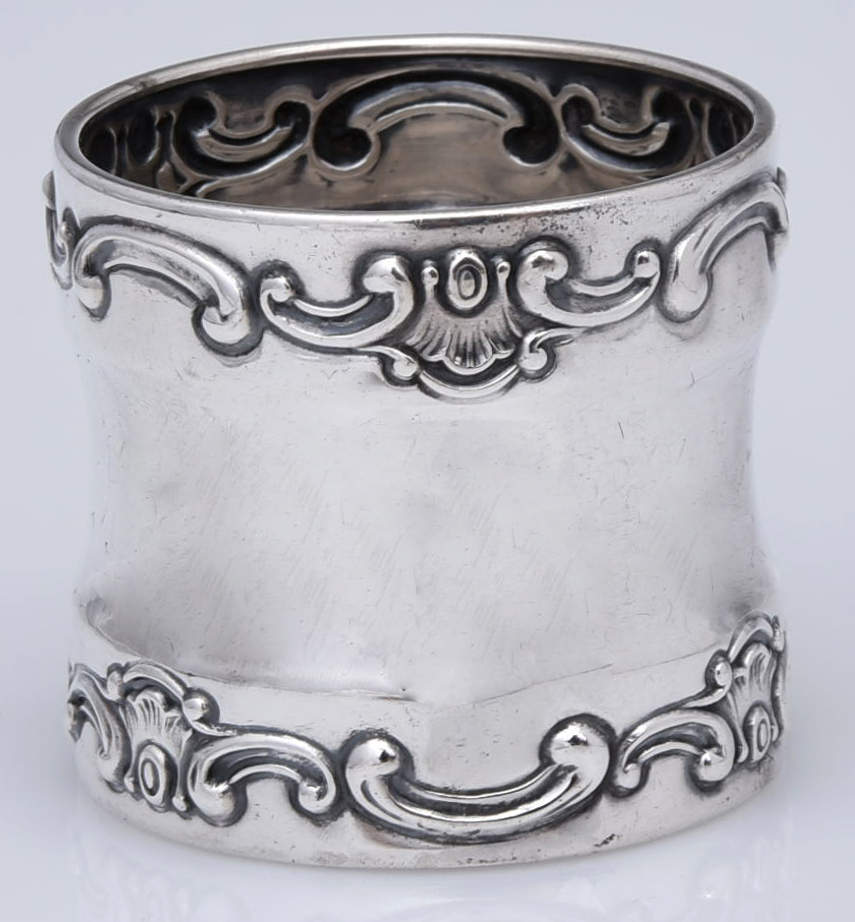 Strasbourg (Sterling, Hollowware, Older) Round Napkin Ring by Gorham Silver-1
