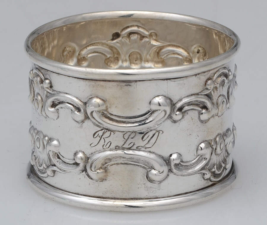 Strasbourg (Sterling, Hollowware, Older) Round Napkin Ring by Gorham Silver-1
