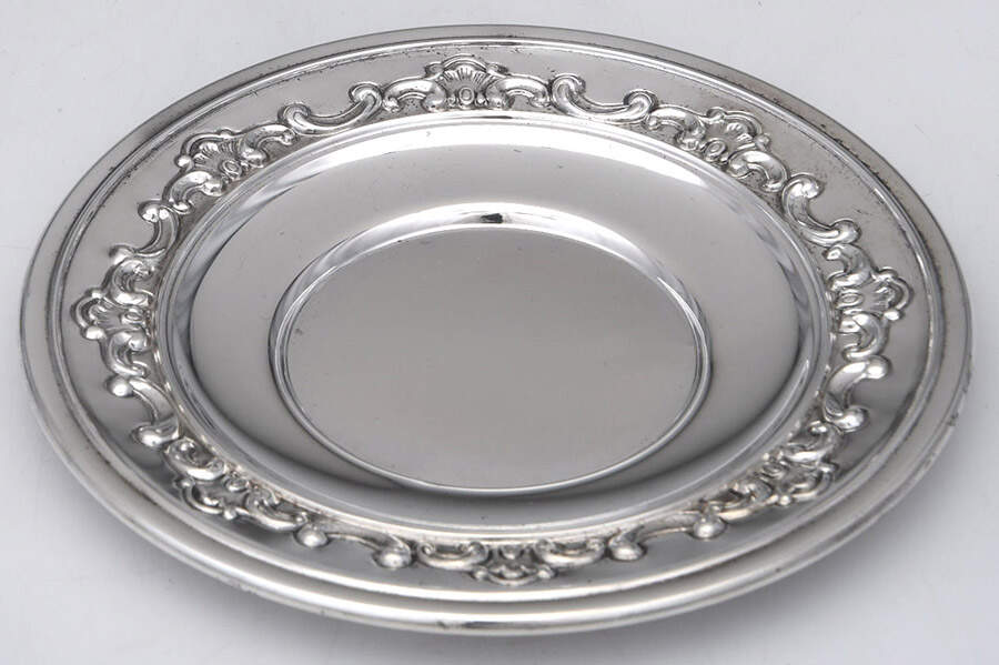 Strasbourg (Sterling, Hollowware, Older) Pipkin Tray by Gorham Silver-1