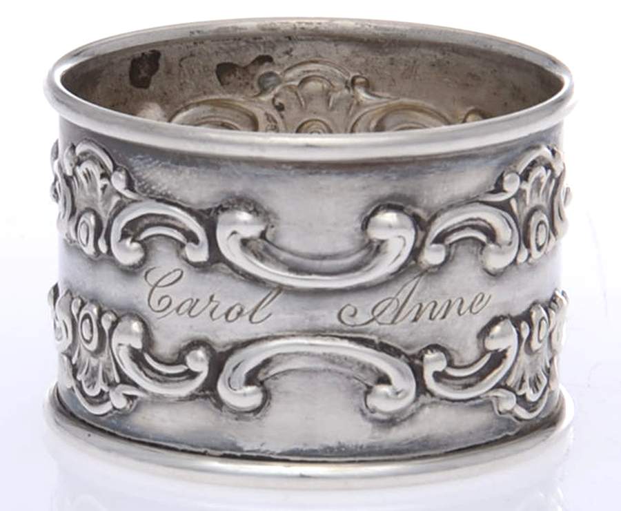 Strasbourg (Sterling, Hollowware, Older) Round Napkin Ring by Gorham Silver-1