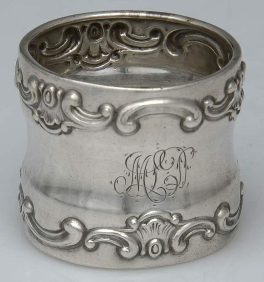 Strasbourg (Sterling, Hollowware, Older) Round Napkin Ring by Gorham Silver-1