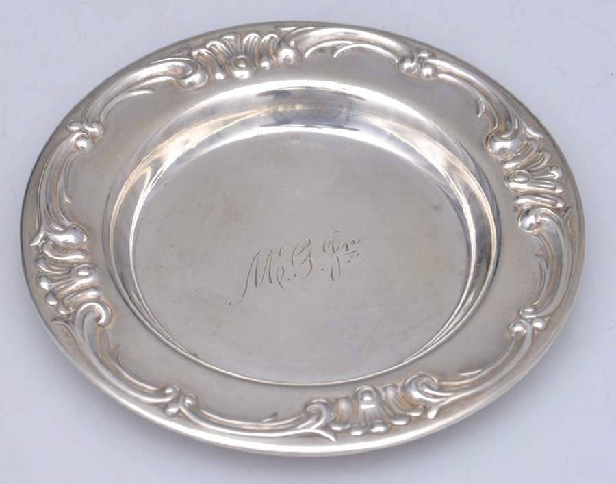 Strasbourg (Sterling, Hollowware, Older) Butter Pat by Gorham Silver-1