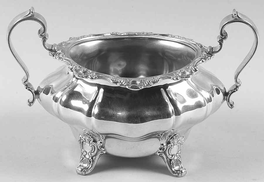 Strasbourg (Sterling, Hollowware, Older) Sugar Bowl No Lid by Gorham Silver-1