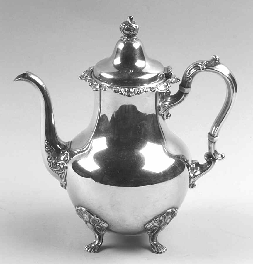 Strasbourg (Sterling, Hollowware, Older) Coffee Pot by Gorham Silver-1