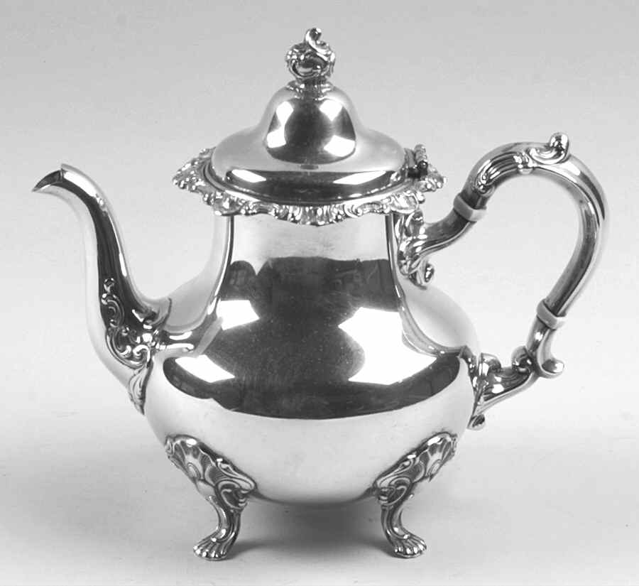 Strasbourg (Sterling, Hollowware, Older) Teapot by Gorham Silver-1