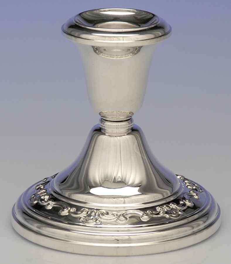 Strasbourg (Sterling, Hollowware, Older) Weighted Candleholder by Gorham Silver-1