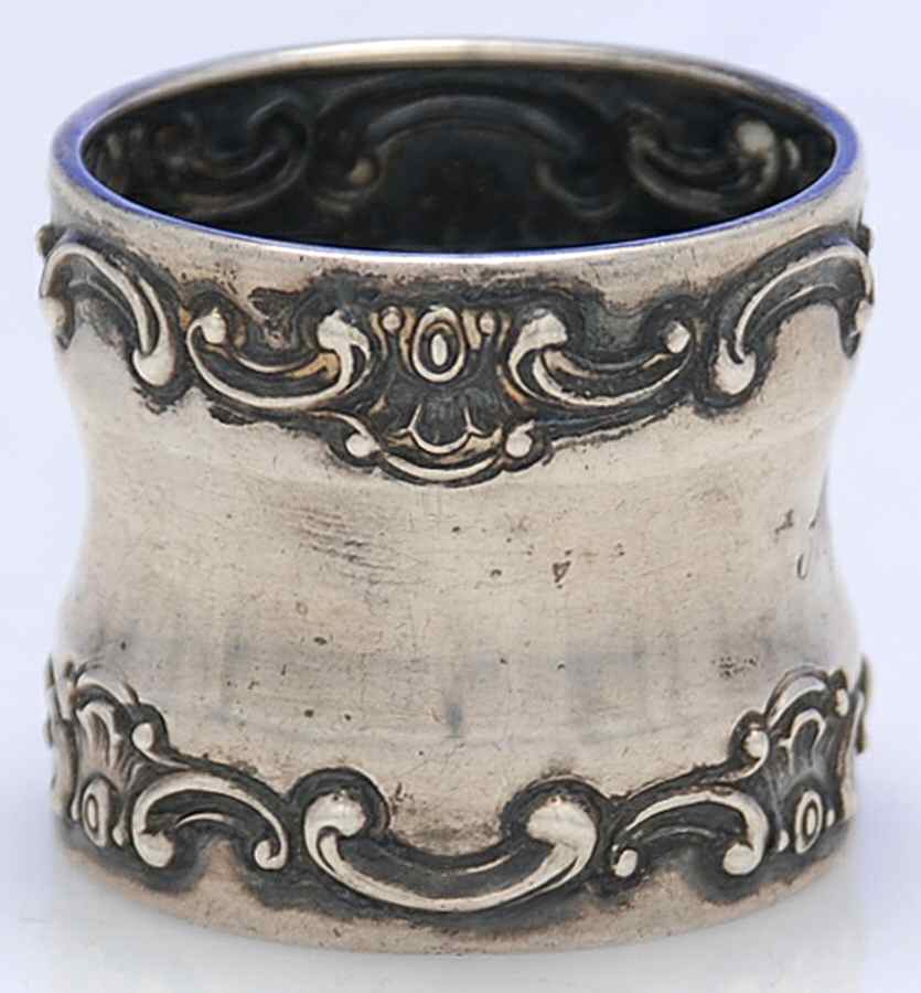 Strasbourg (Sterling, Hollowware, Older) Round Napkin Ring by Gorham Silver-1
